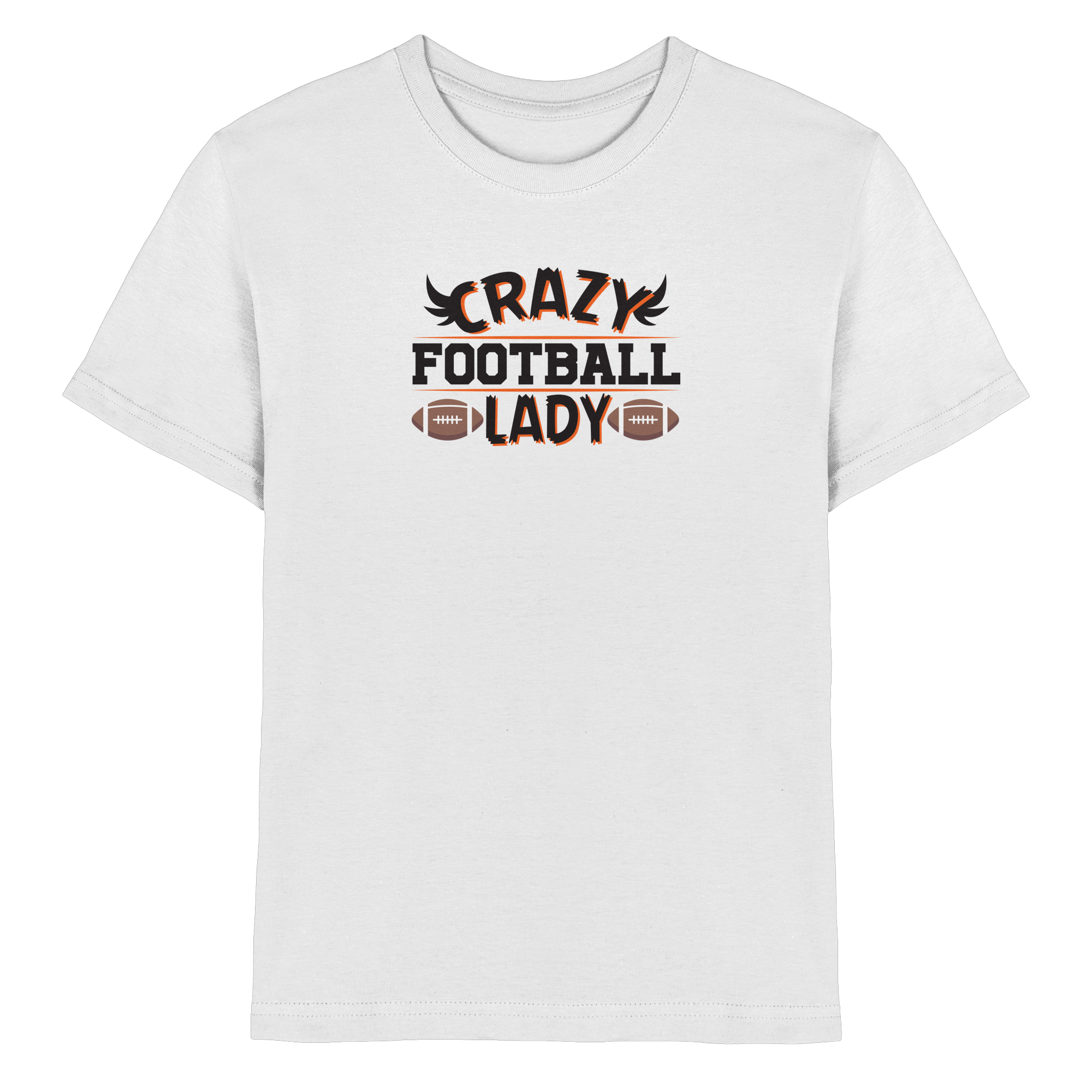 Crazy Football Lady - Kids Premium Shirt
