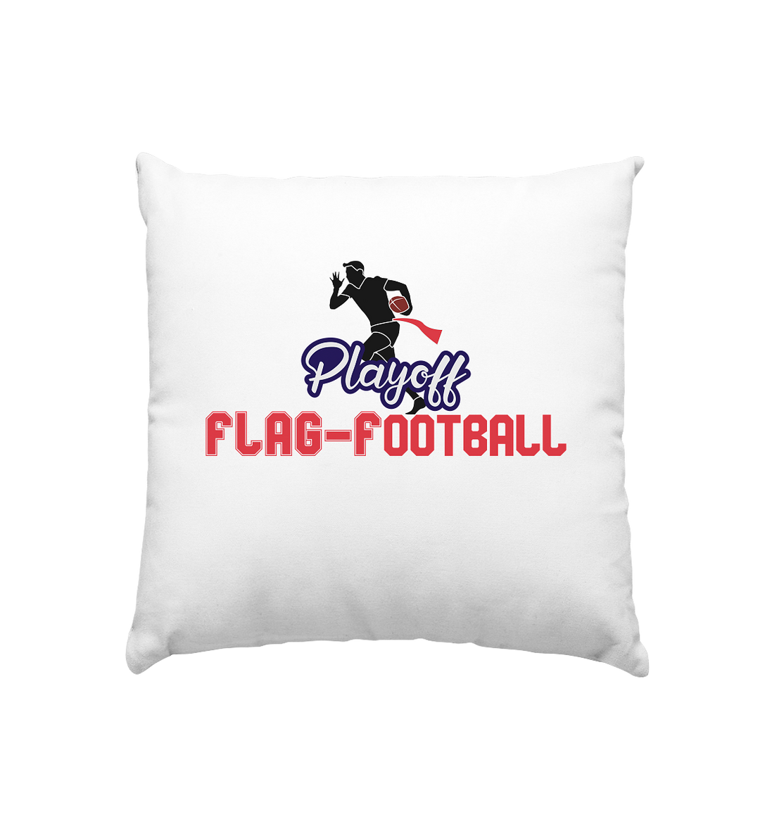 Playoff Flag Football  Men red - Kissen 40x40cm
