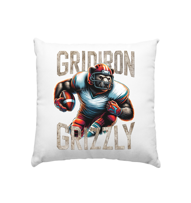 Gridiron Grizzly - Kissen 40x40cm