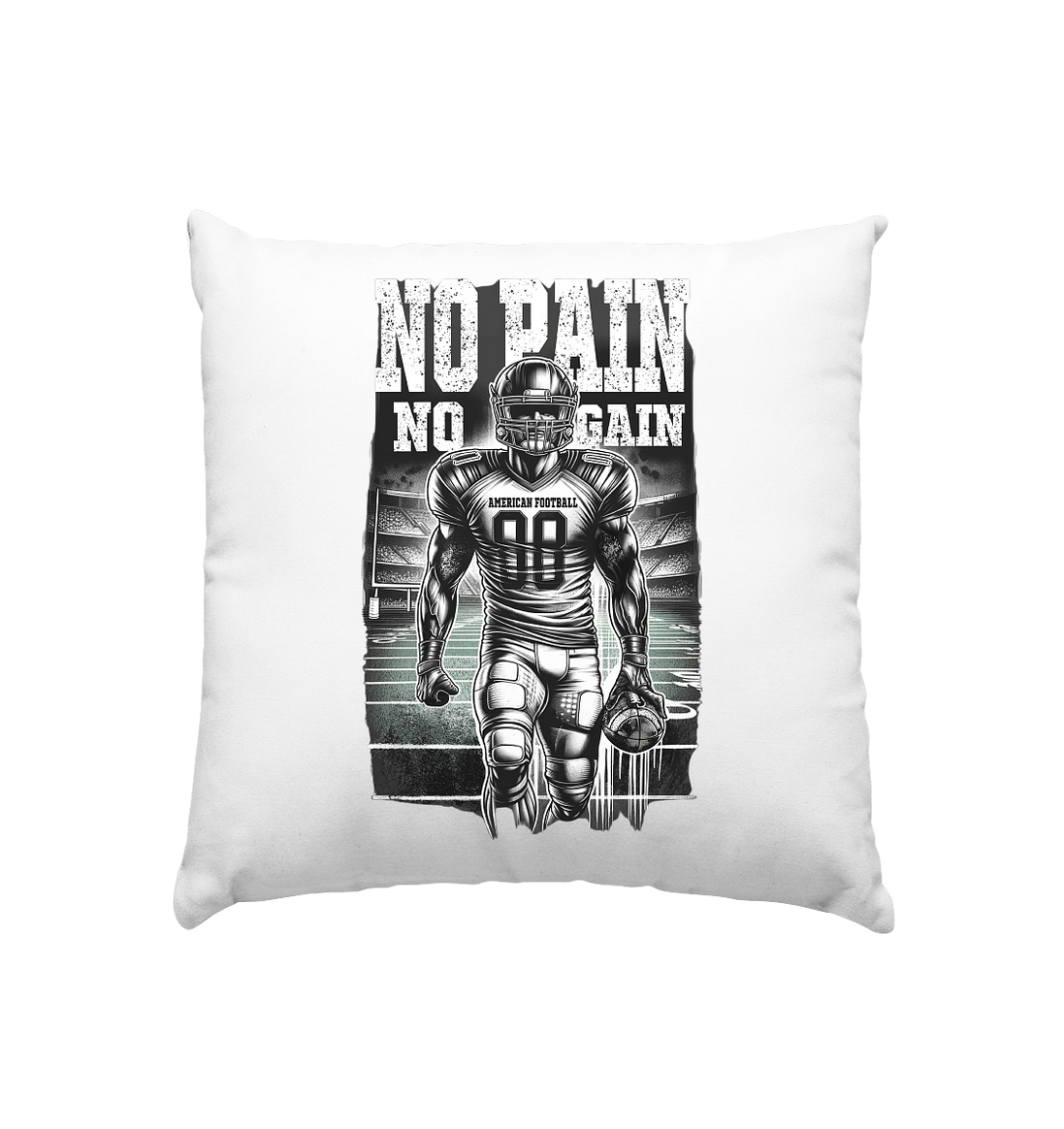 No Pain No Gain  - Kissen 40x40cm