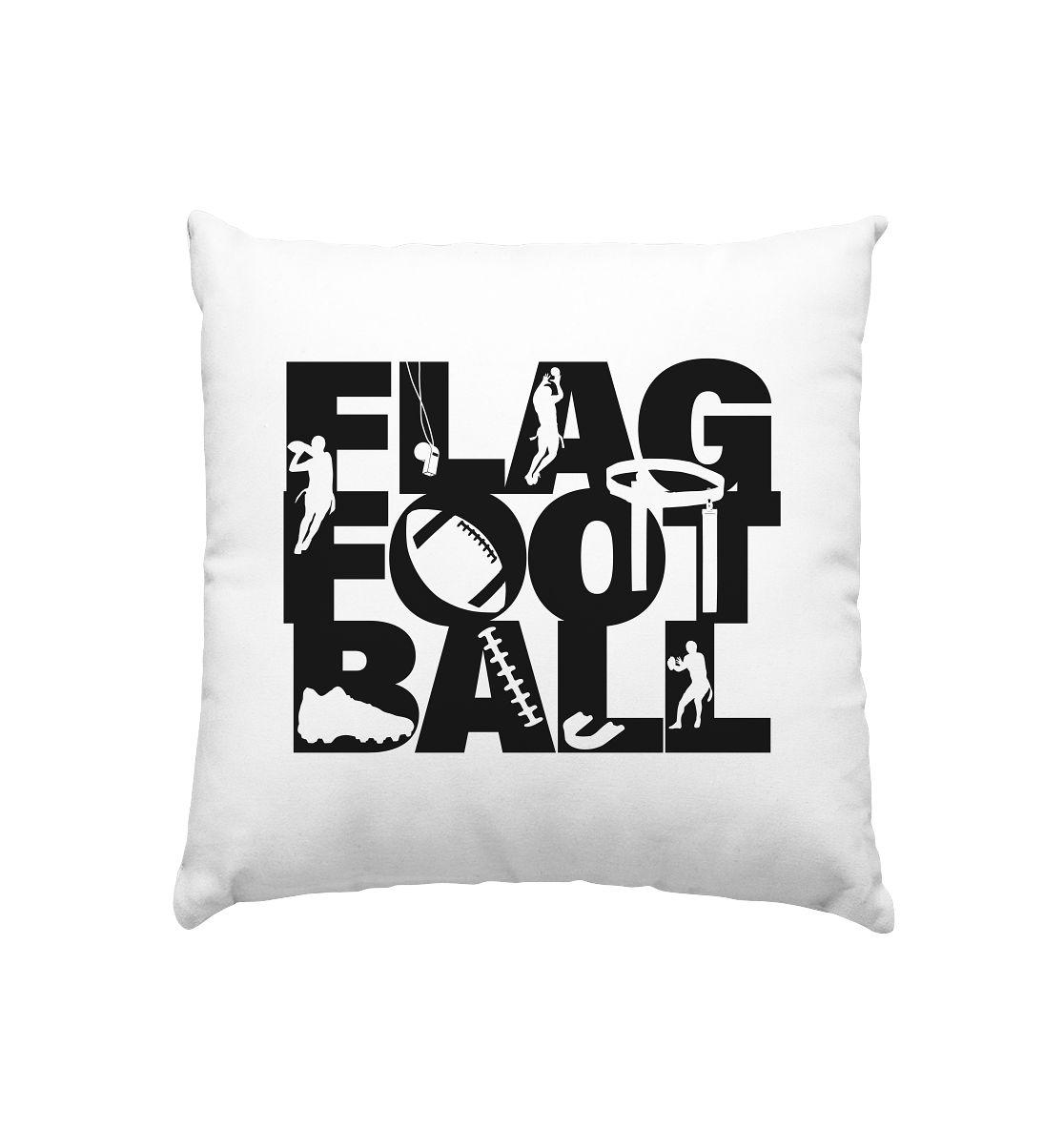 Flag Football  - Kissen 40x40cm
