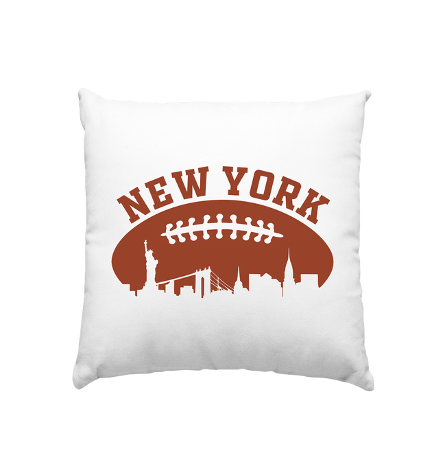 New York Football Silhoutte  - Kissen 40x40cm
