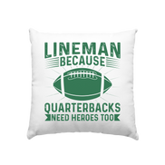 Lineman Heroes Green - Kissen 40x40cm