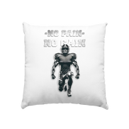 No Pain No Gain Metal - Cushion 40x40cm