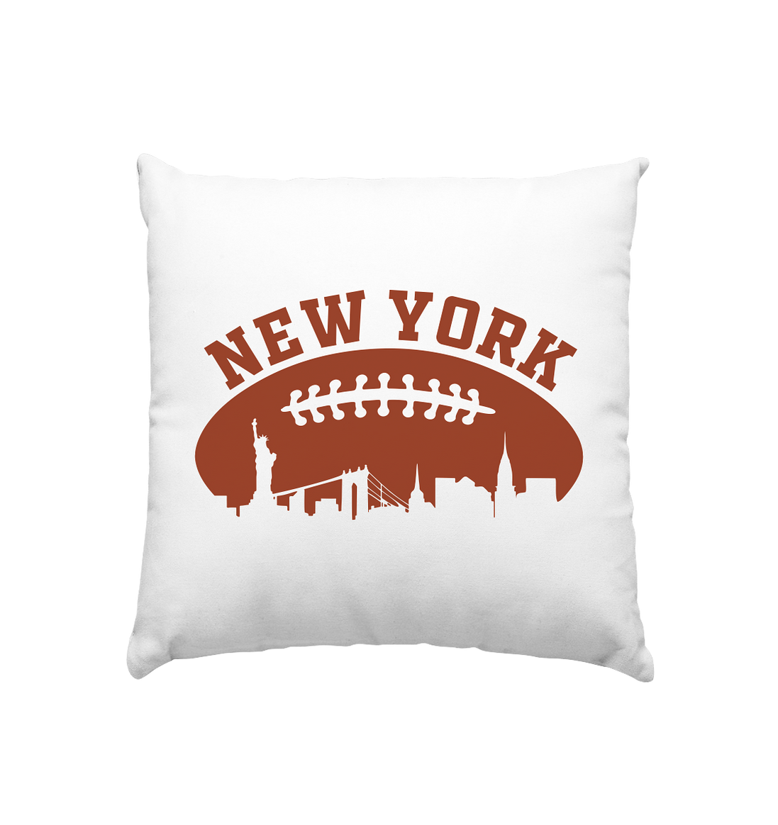 New York Football Silhoutte  - Kissen 40x40cm