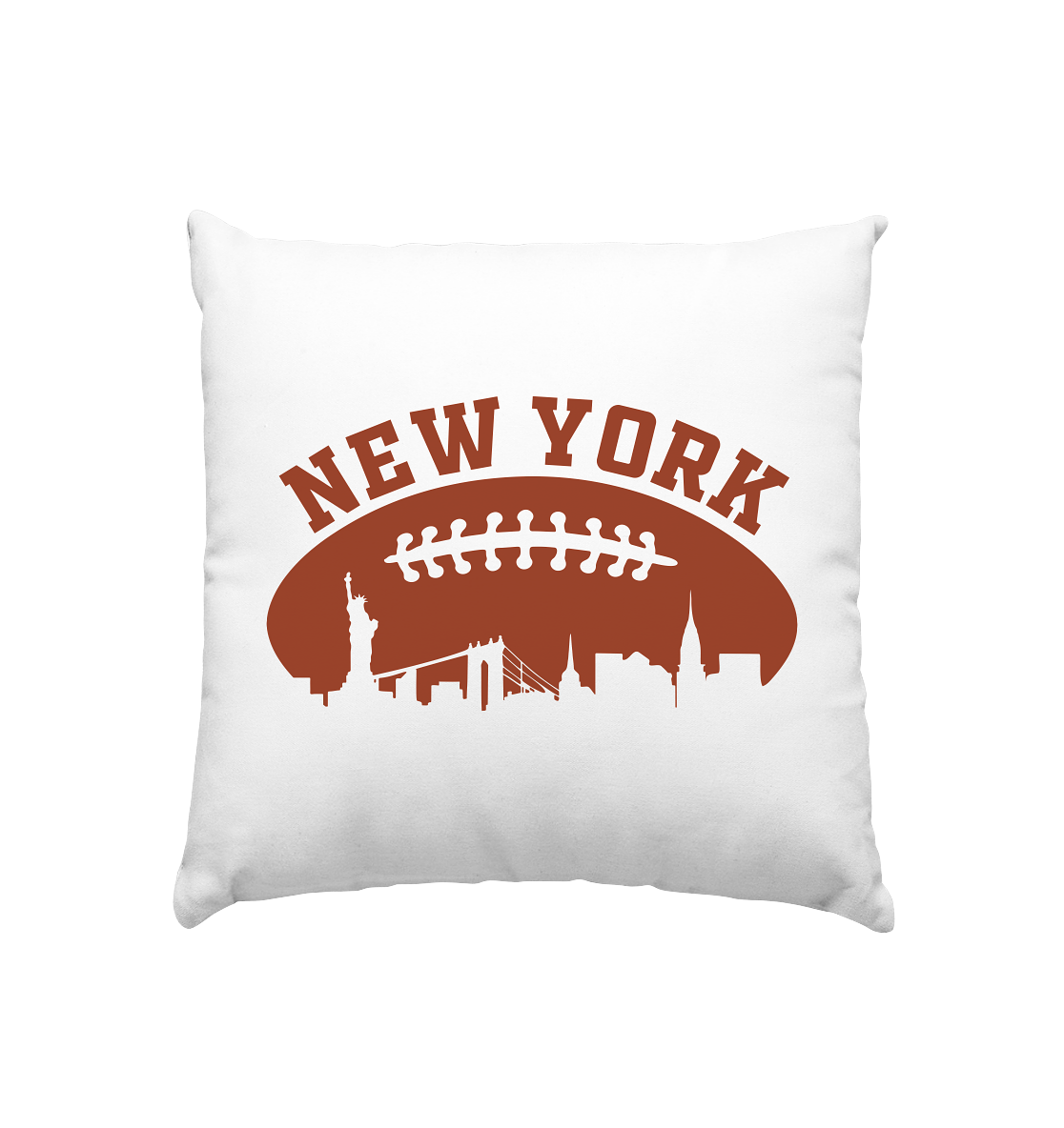 New York Football Silhoutte  - Kissen 40x40cm