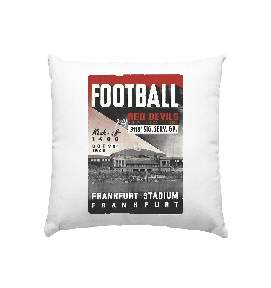 Frankfurt Football 1945 - Kissen 40x40cm