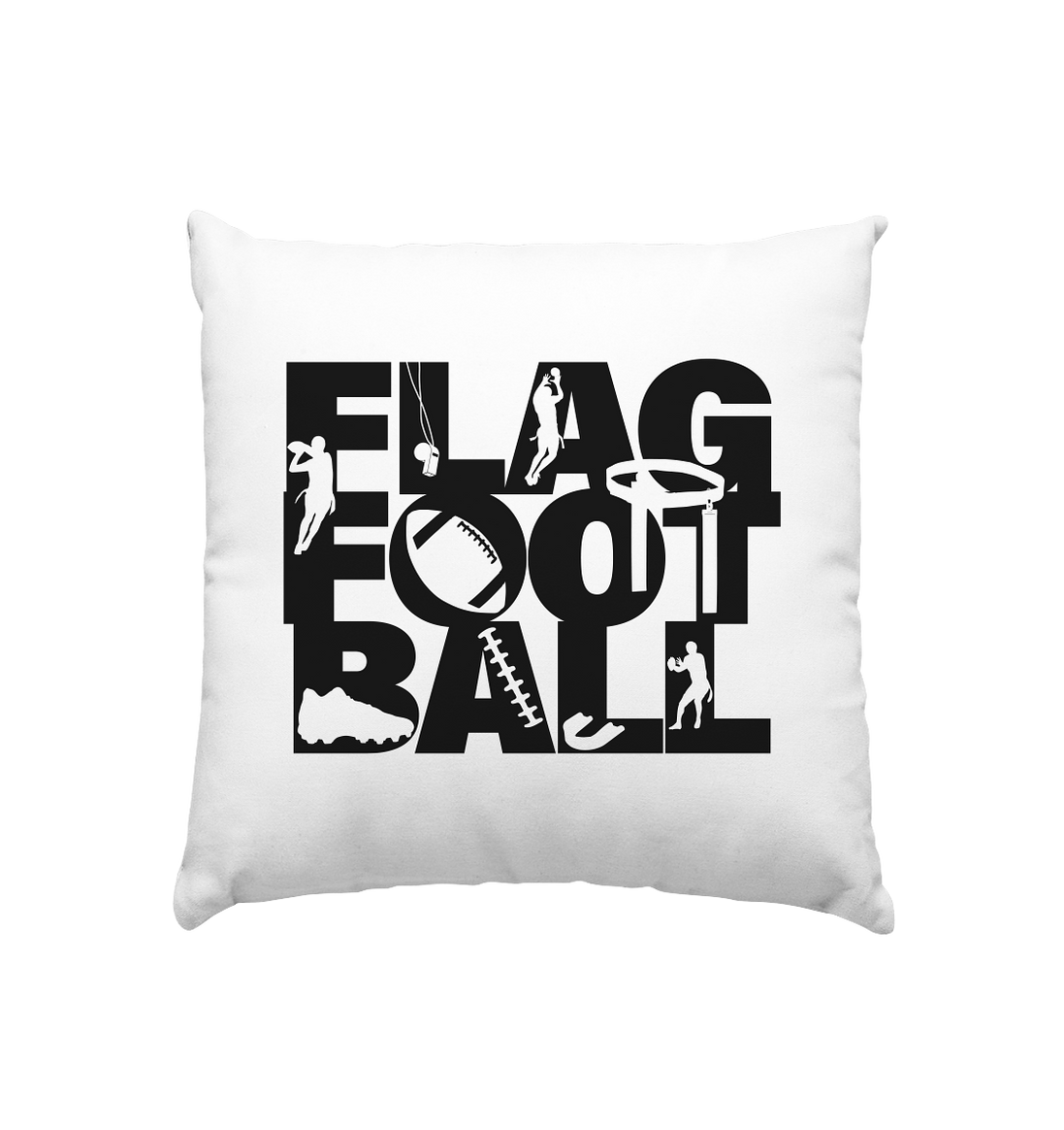 Flag Football  - Kissen 40x40cm