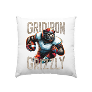 Gridiron Grizzly - Kissen 40x40cm