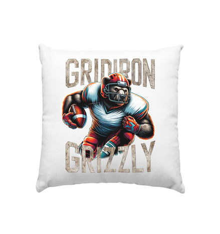 Gridiron Grizzly - Kissen 40x40cm