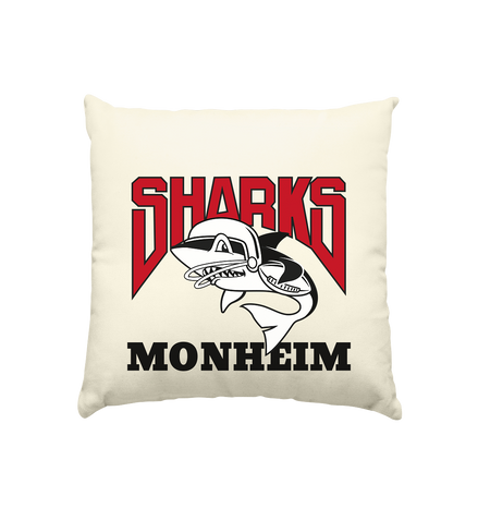 Monheim Sharks - Kissen natur 40x40cm