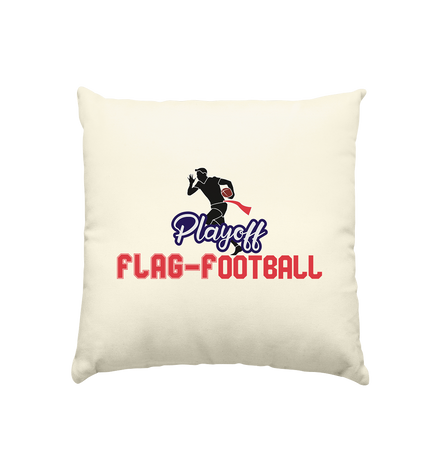 Playoff Flag Football  Men red - Kissen natur 40x40cm