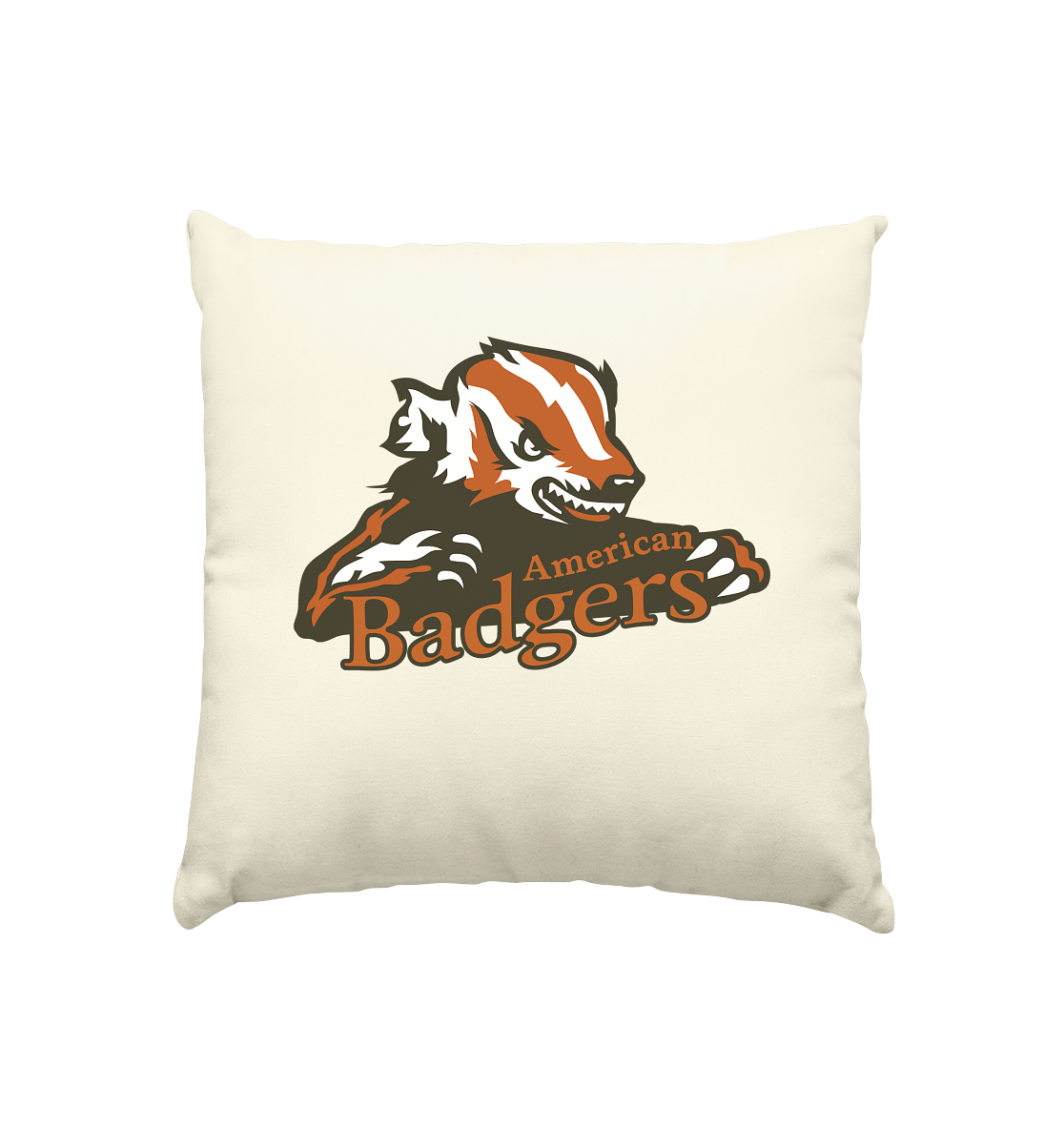 Milwaukee Badgers - Kissen natur 40x40cm