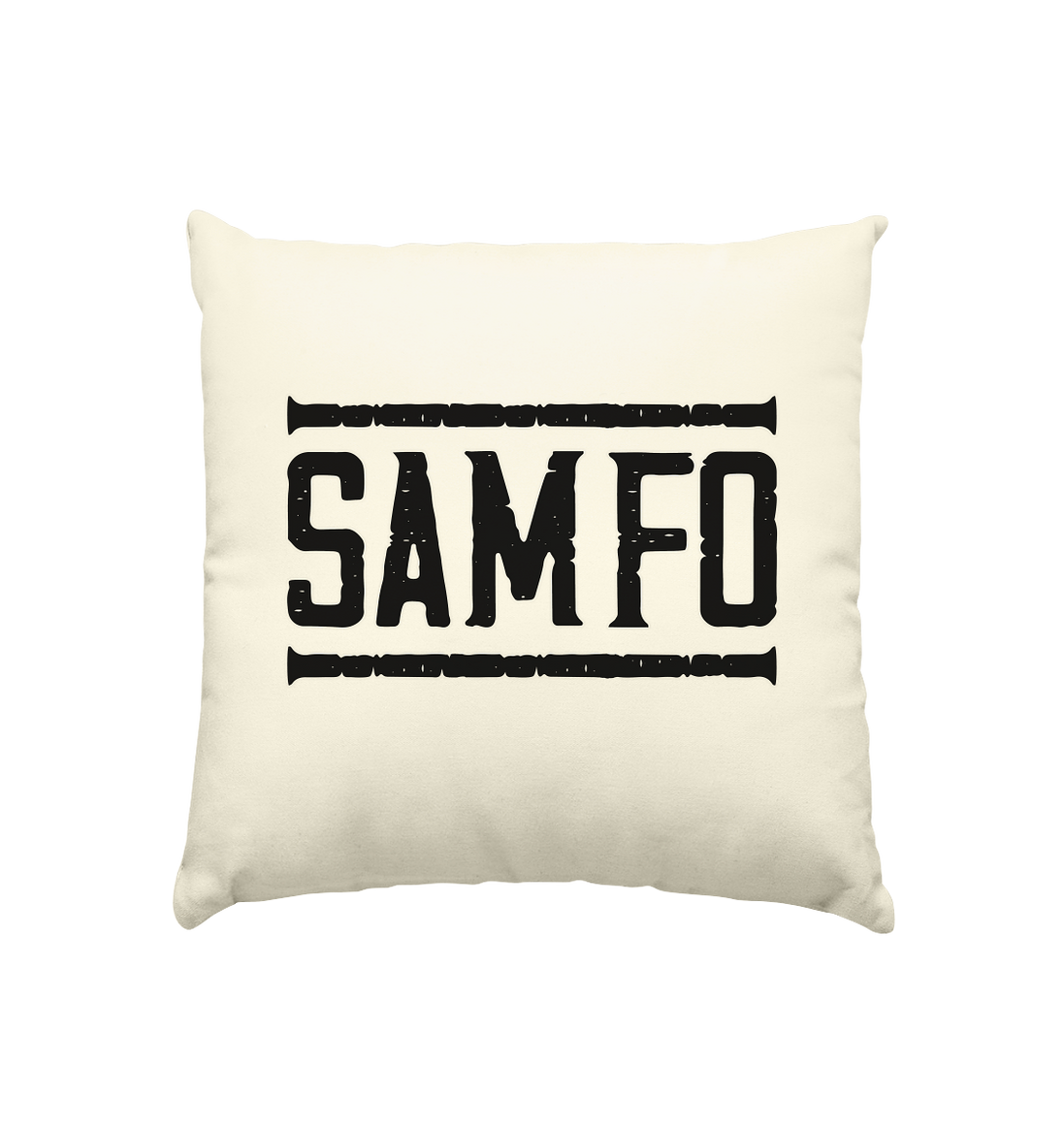 SAMFO black - Kissen natur 40x40cm