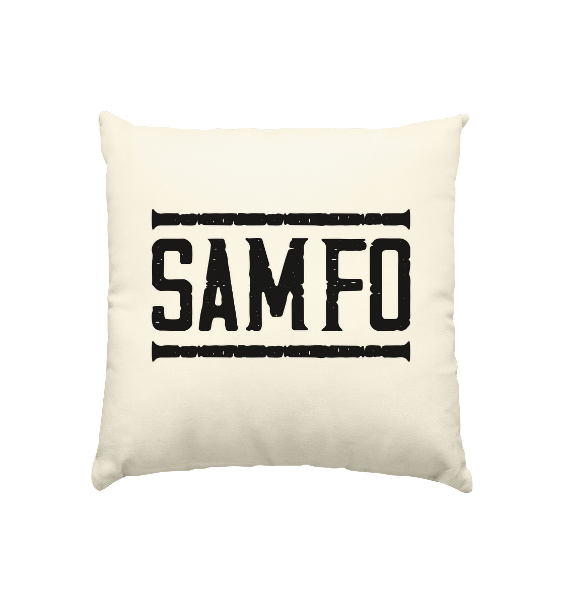 SAMFO black - Kissen natur 40x40cm