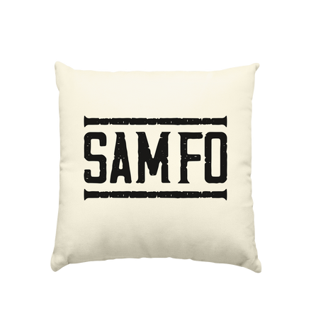 SAMFO black - Kissen natur 40x40cm