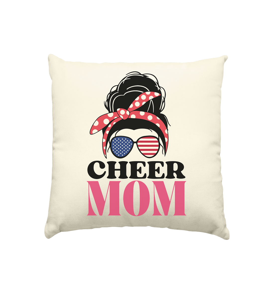 Cheer Mom Sunglasses - Pillow natural 40x40cm