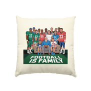 Football is Family - Kissen natur 40x40cm