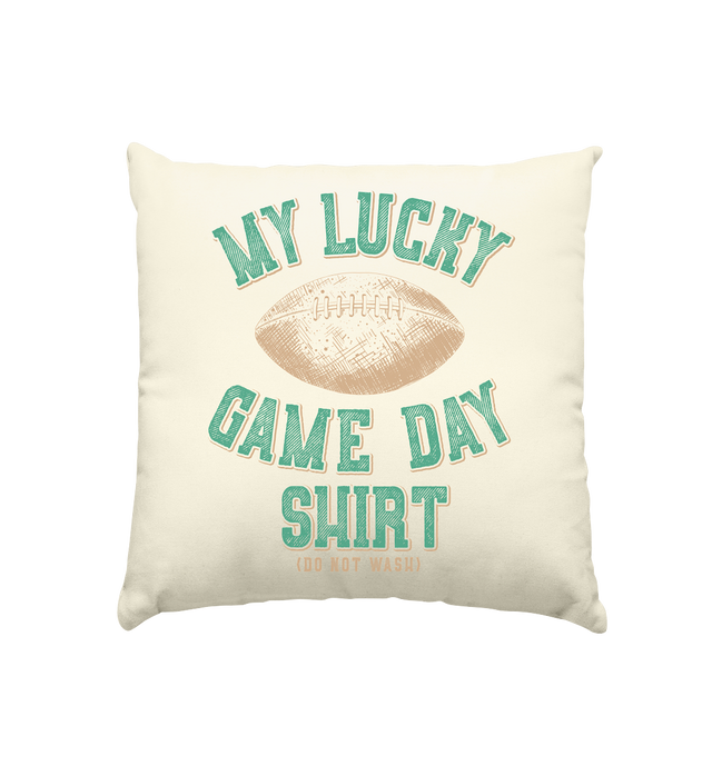 My Lucky Game Day Shirt - Cushion natural 40x40cm