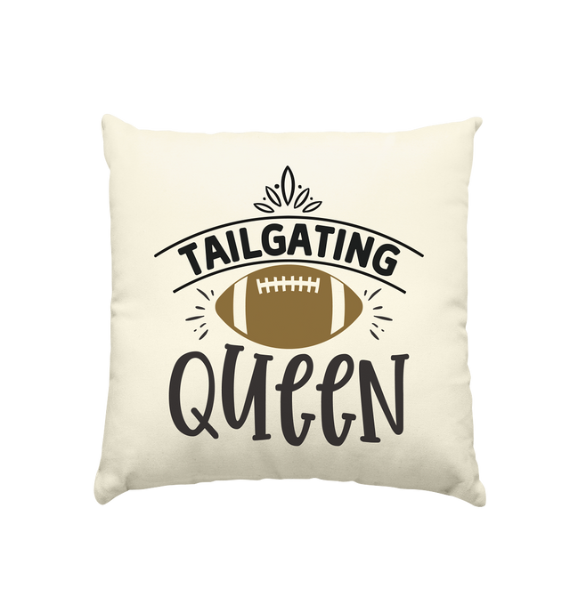 Tailgating Queen - Kissen natur 40x40cm