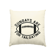 Sundays are for Tailgating  II - Kissen natur 40x40cm