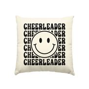 Cheerleader Smiley - Cushion natural 40x40cm