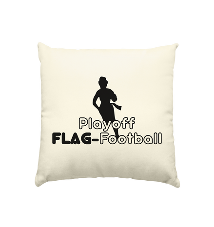 Playoff Flag Football  Women black  - Kissen natur 40x40cm