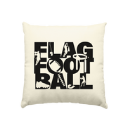Flag Football - Cushion natural 40x40cm