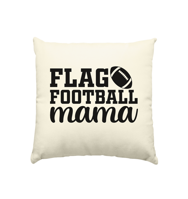 Flag Football Mama - Kissen natur 40x40cm