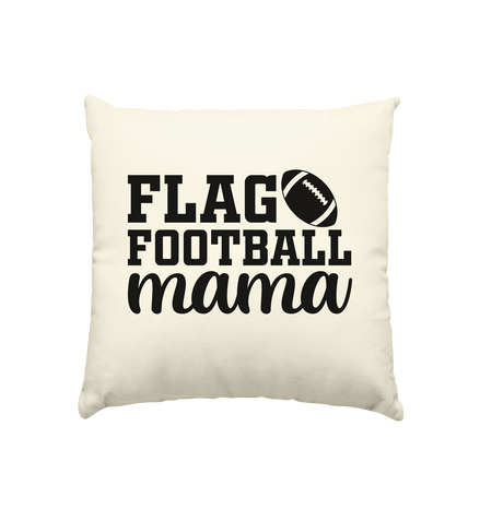 Flag Football Mama - Kissen natur 40x40cm