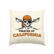 Pirates of California - Kissen natur 40x40cm