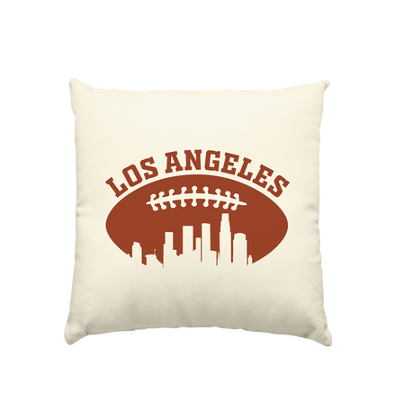 Los Angeles Football Silhouette - Kissen natur 40x40cm
