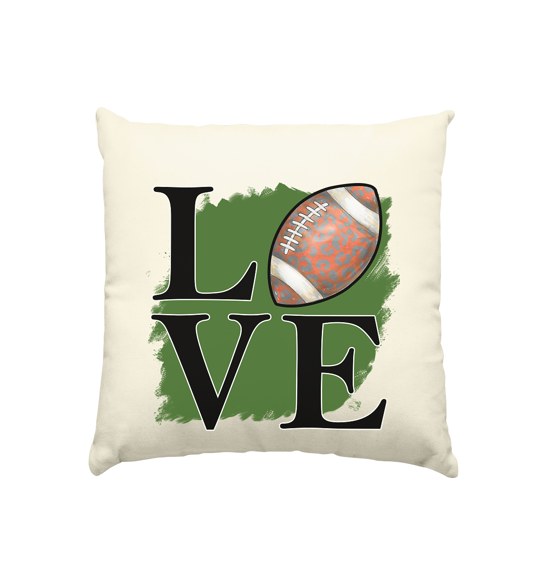 Football Love II - Cushion natural 40x40cm