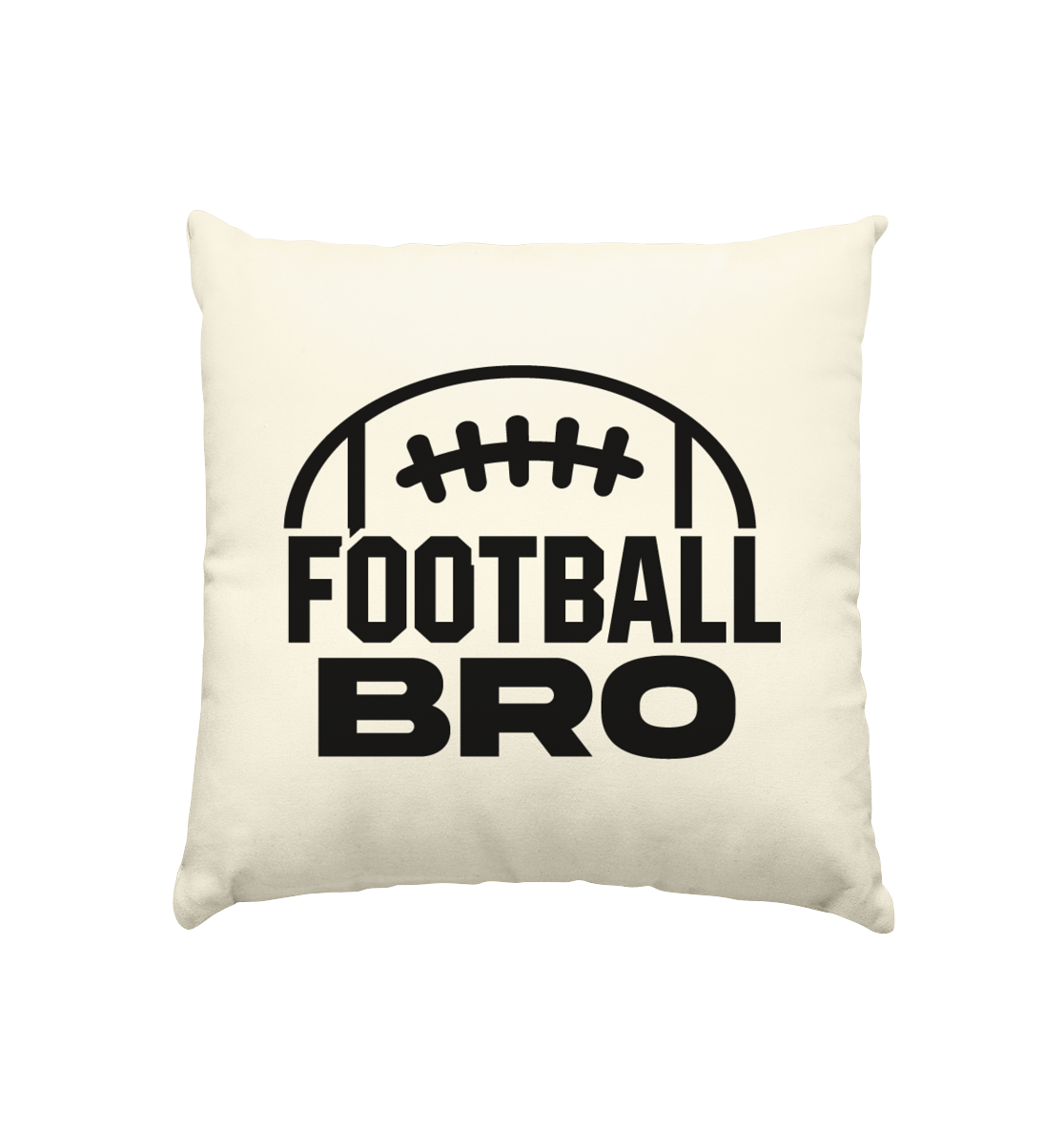 Football Bro  - Kissen natur 40x40cm