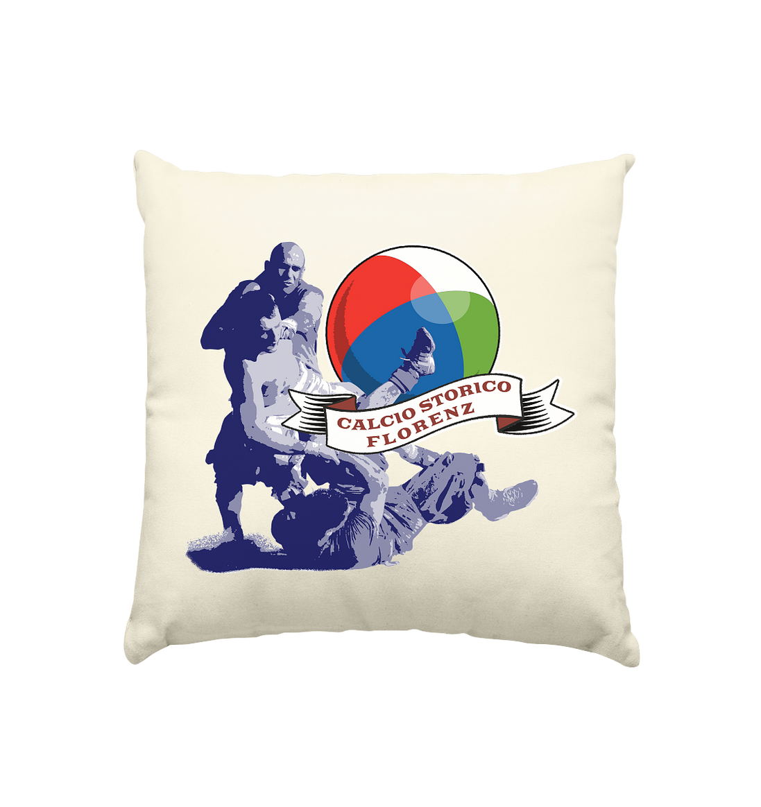 Calcio Storico - Cushion natural 40x40cm
