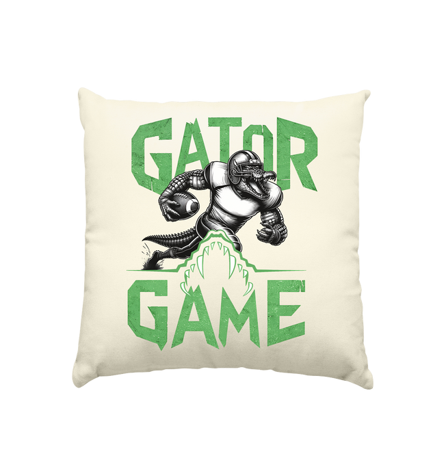 Gator Game - Kissen natur 40x40cm