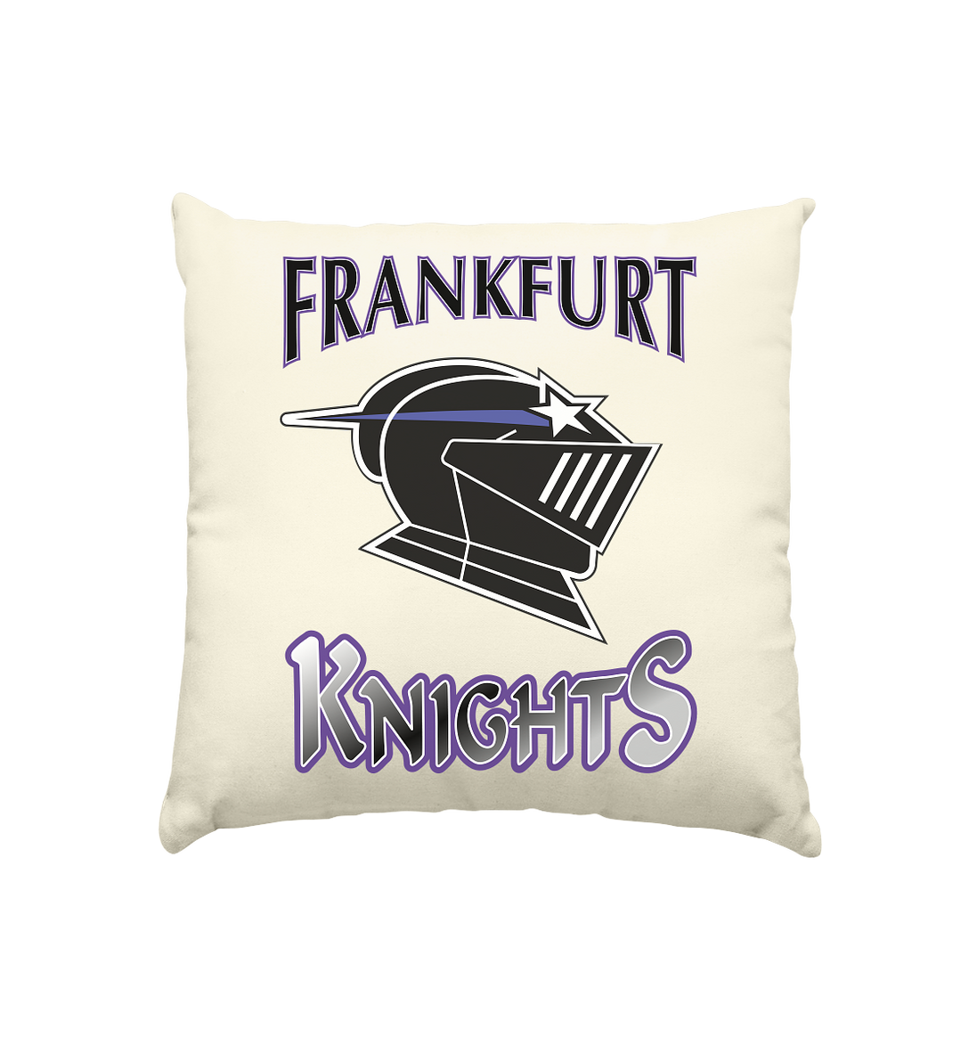 Frankfurt Knights - Kissen natur 40x40cm