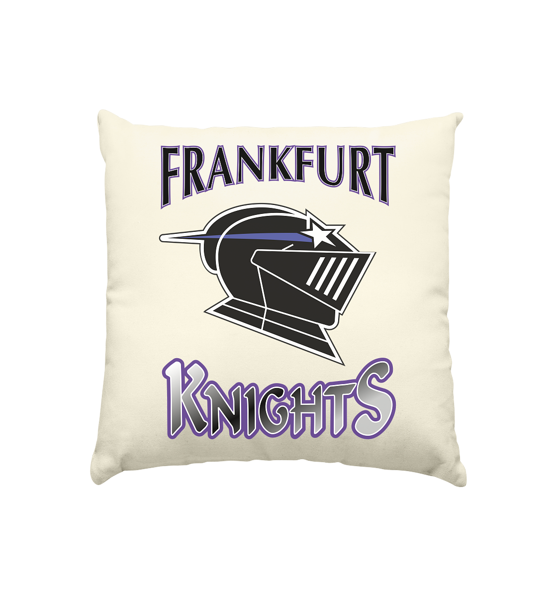 Frankfurt Knights - Kissen natur 40x40cm