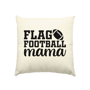 Flag Football Mama - Kissen natur 40x40cm