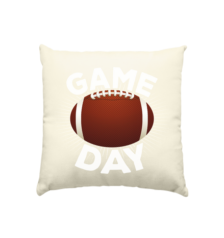 Game Day  - Kissen natur 40x40cm