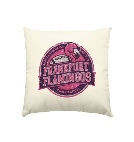 Frankfurt Flamingos - Kissen natur 40x40cm