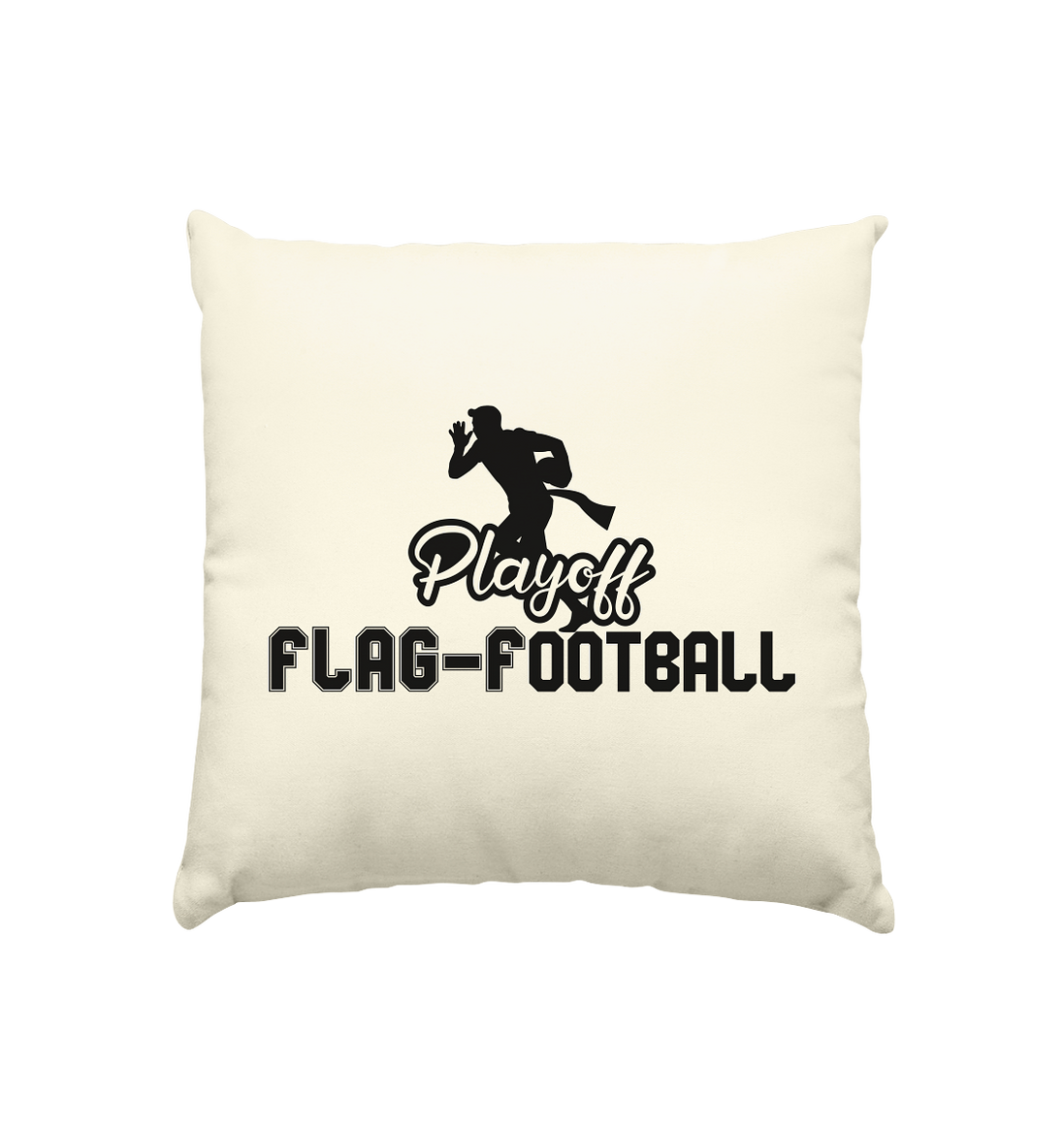 Playoff Flag Football Men Black - Cushion natural 40x40cm