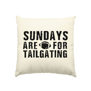 Sundays are for Tailgating  - Kissen natur 40x40cm