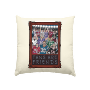 Fans are Friends - Cushion natural 40x40cm