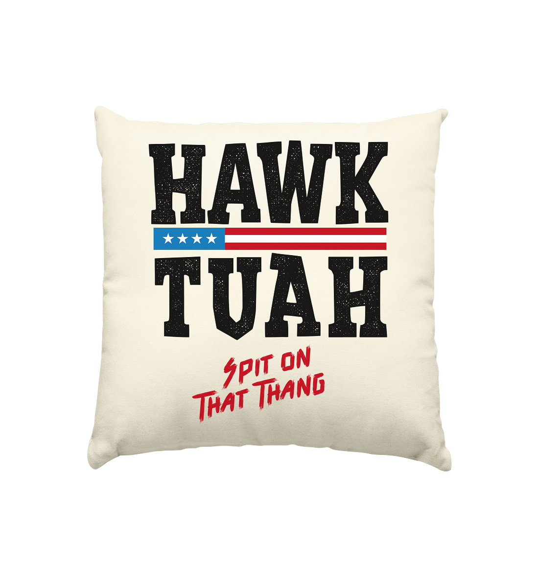 Hawk Tuah - Cushion natural 40x40cm