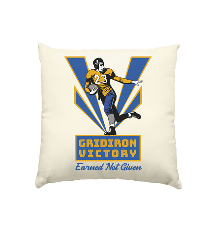 Gridiron Victory - Kissen natur 40x40cm