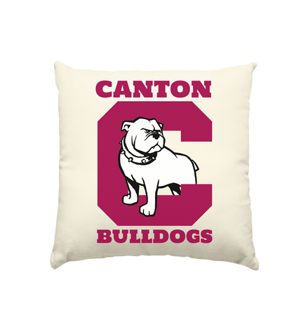 Canton Bulldogs - Kissen natur 40x40cm
