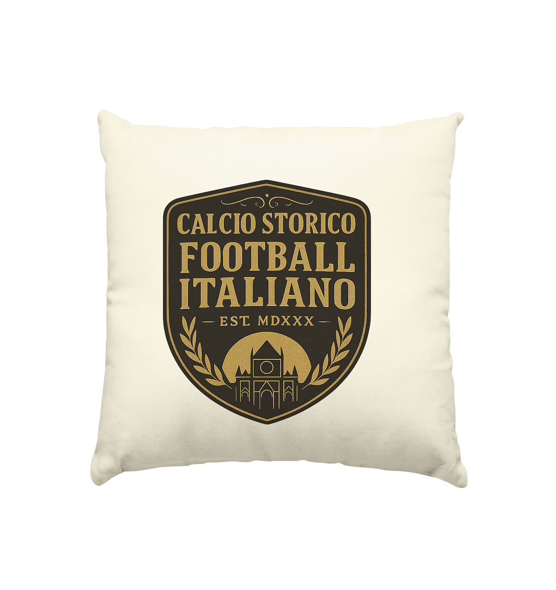 Calcio Storico IV - Kissen natur 40x40cm