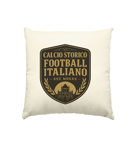 Calcio Storico IV - Kissen natur 40x40cm