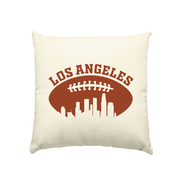 Los Angeles Football Silhouette - Kissen natur 40x40cm